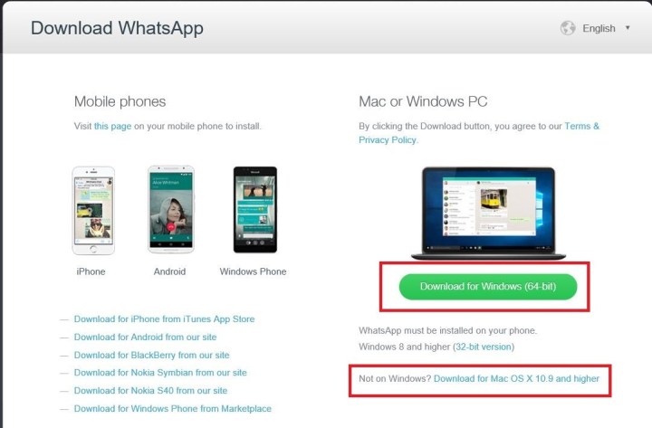whatsapp web app for desktop